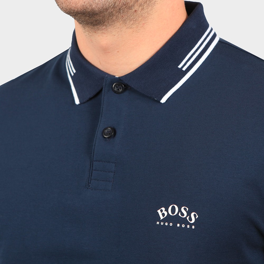BOSS Athleisure Paul Curved Polo Shirt Oxygen Clothing
