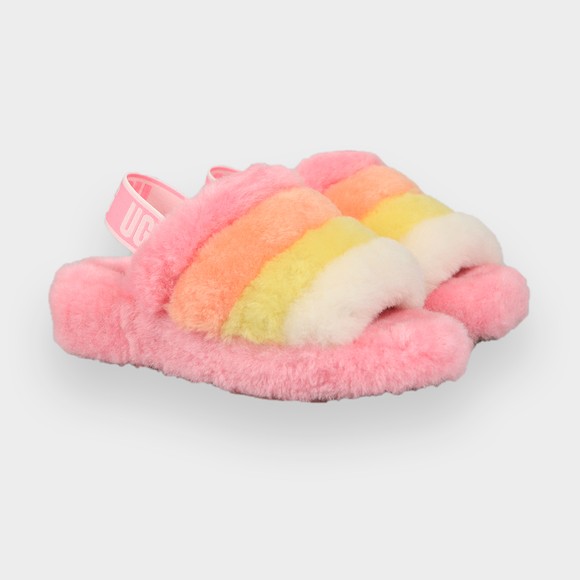 Ugg Womens Pink Fluff Yeah Slide main image