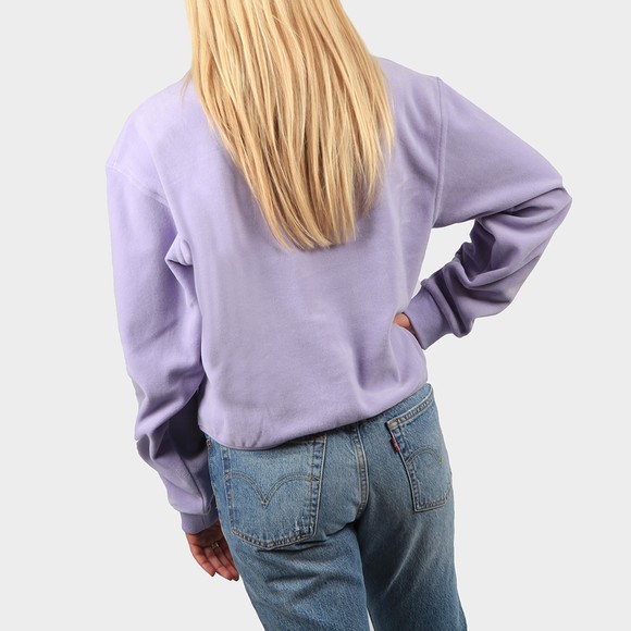 Calvin Klein Jeans Womens Purple Half Zip Polar Fleece main image