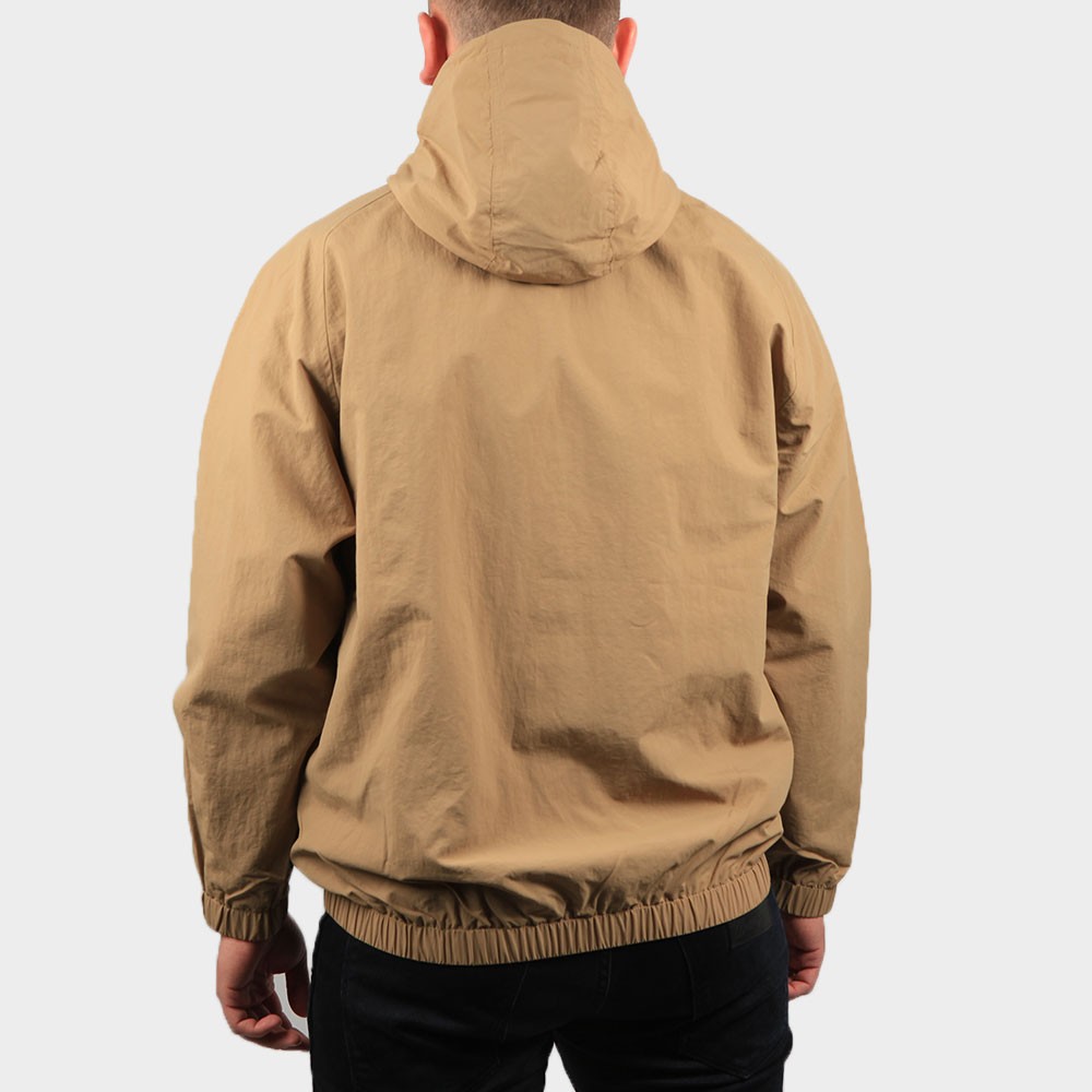 fred perry embroidered half zip jacket