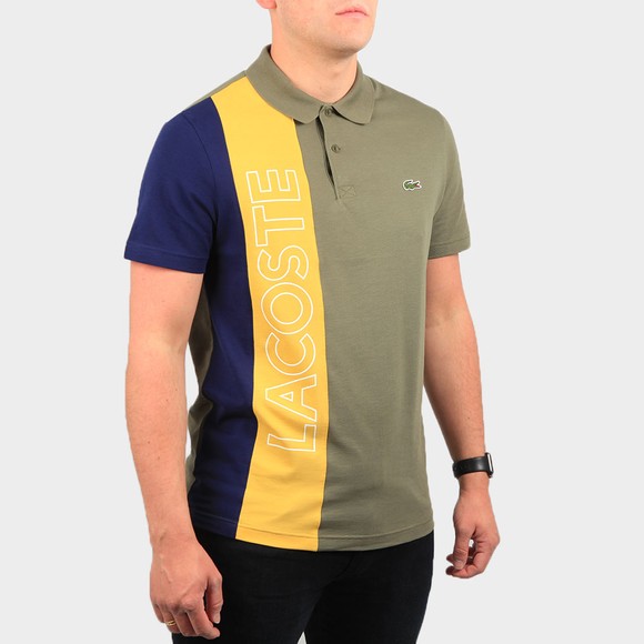 Lacoste Mens Green YH9852 Letter Polo Shirt main image