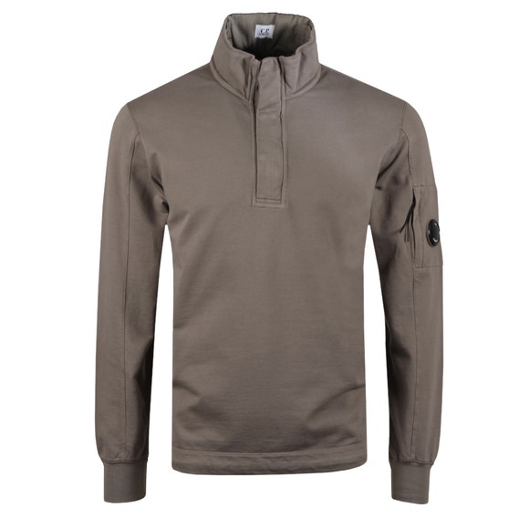 C.P. Company Mens Grey Half Zip Sweatshirt main image