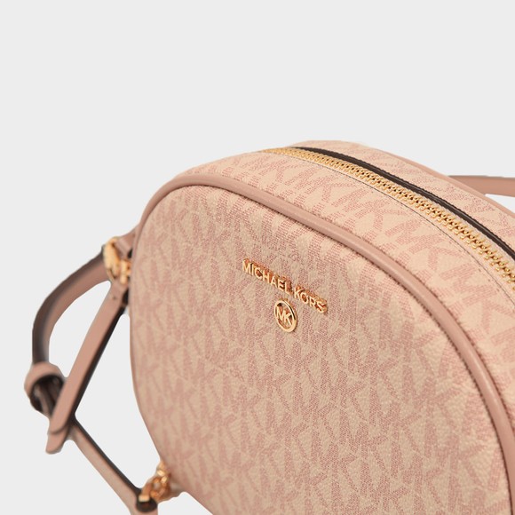 Michael Kors Womens Pink Jet Set Charm Small Oval Camera Cross Body  #2