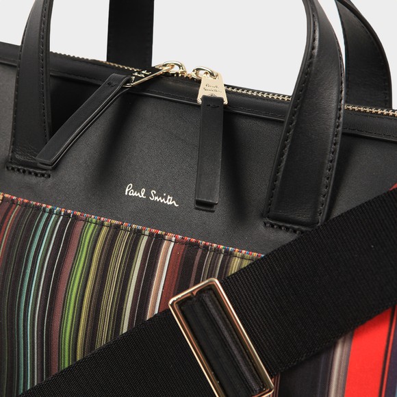 Paul Smith Mens Black Mini Stripe Bag main image