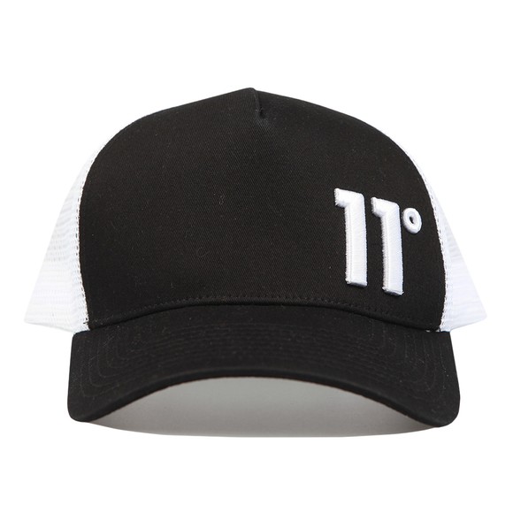 Eleven Degrees Mens Black Trucker Cap main image