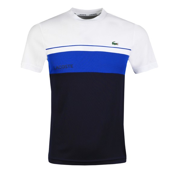 Lacoste Sport Mens White TH9561 T-Shirt #1