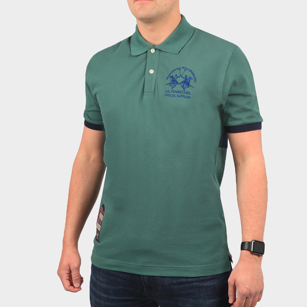 La Martina Large Logo Polo Shirt Masdings