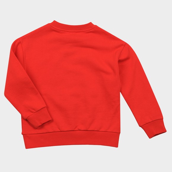 Kenzo Kids Boys Red Embroidered Tiger Sweatshirt main image