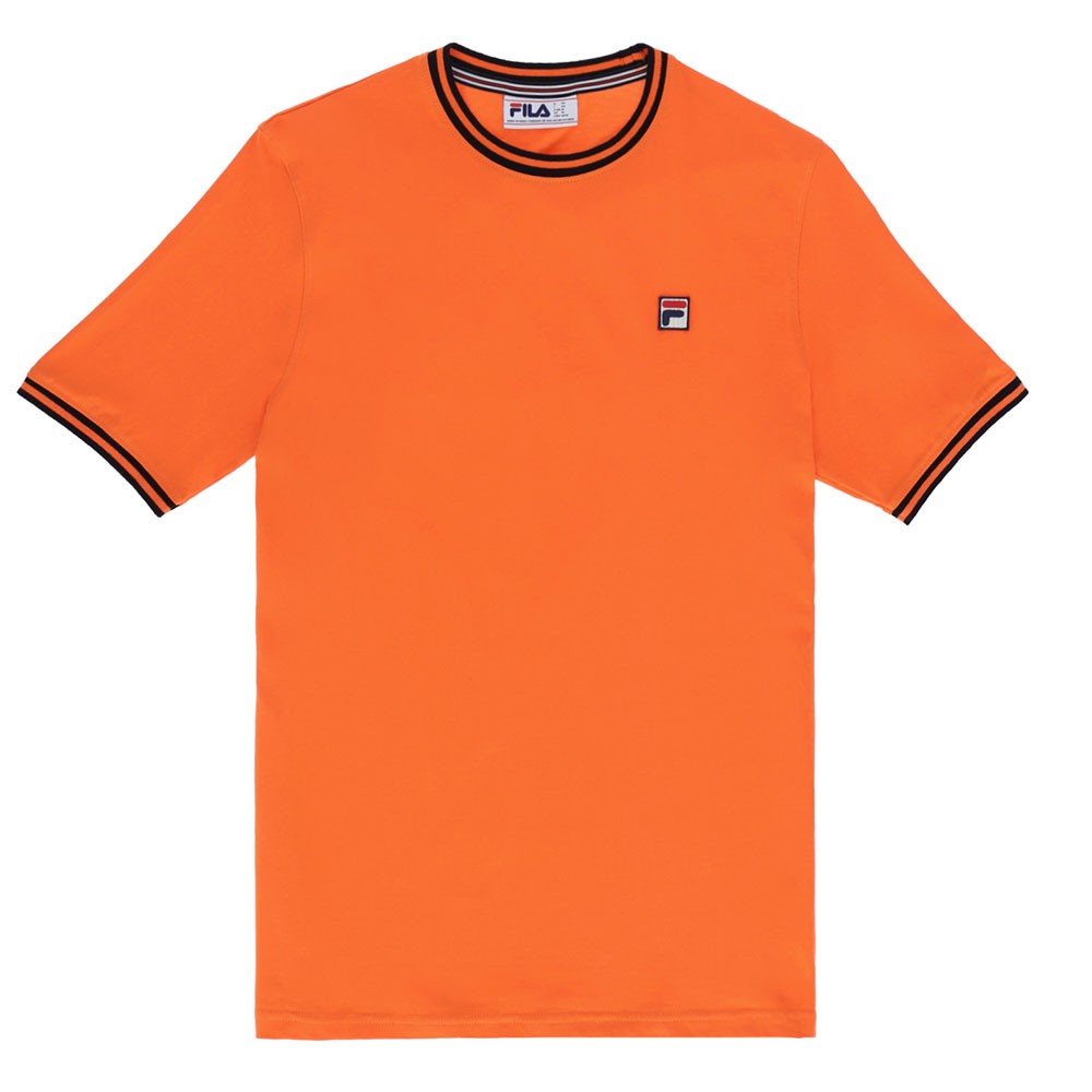 Fila shirt mens orange clearance