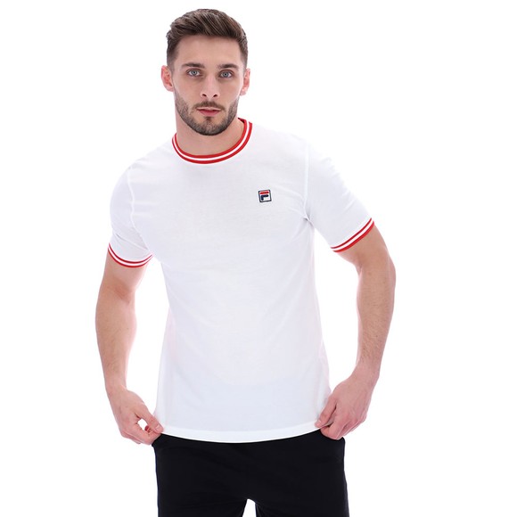 Fila Mens White Flank Ringer T-Shirt main image