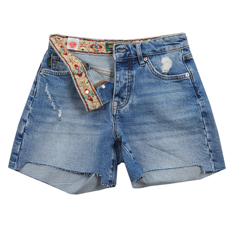 Mid Rise Slim Short