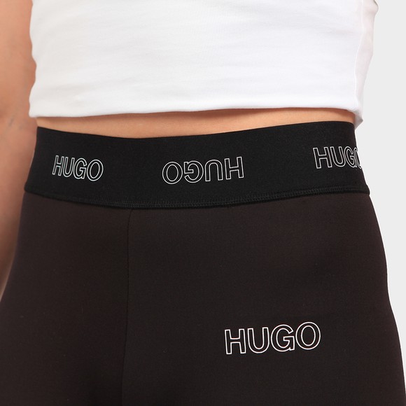 HUGO Womens Black Nasabe Logo Legging #3