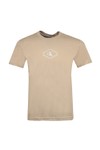 Calvin Klein Jeans Mens Beige Mono Triangle T-Shirt