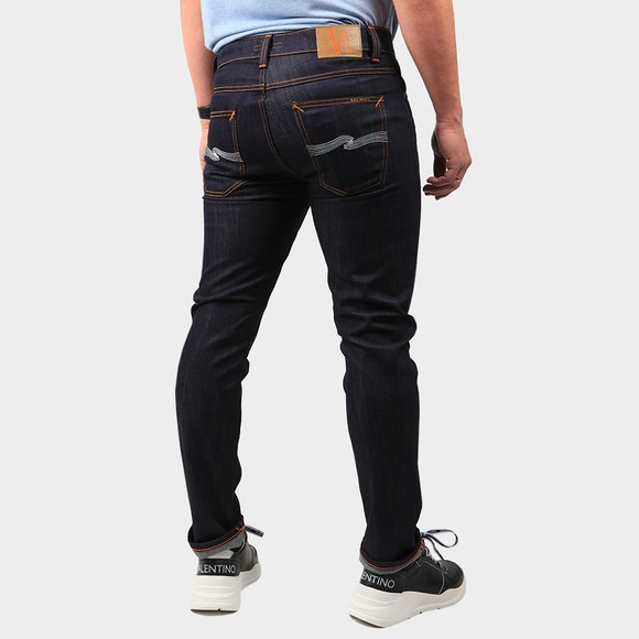 Nudie Jeans Mens Blue Lean Dean Jean main image
