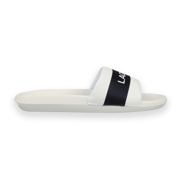 Lacoste Sport Mens White Croco Slide main image