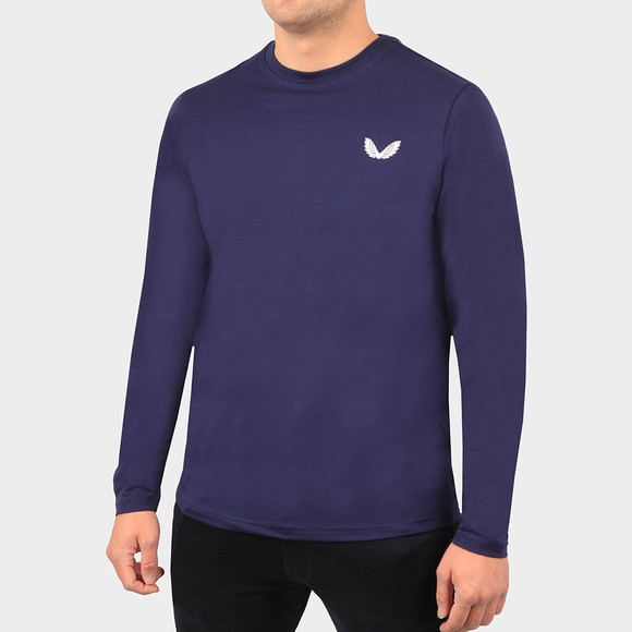 Castore Mens Blue LS T-Shirt main image