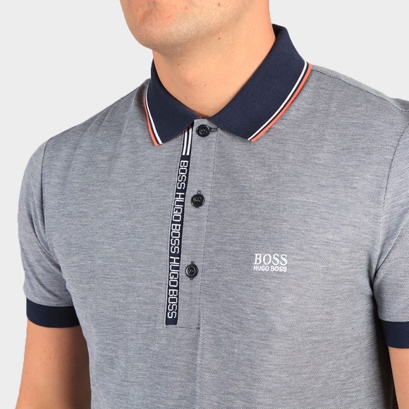BOSS Mens Blue Athleisure Paule 4 Polo Shirt #3