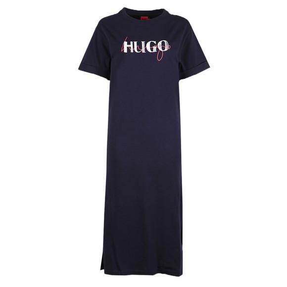 HUGO Womens Blue Naily T-Shirt Dress main image