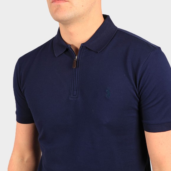 Polo Ralph Lauren Slim Fit Stretch Mesh Zip Polo Shirt | Oxygen Clothing