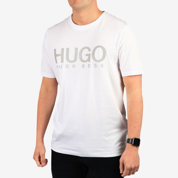 HUGO Mens White Dolive213 T-Shirt main image