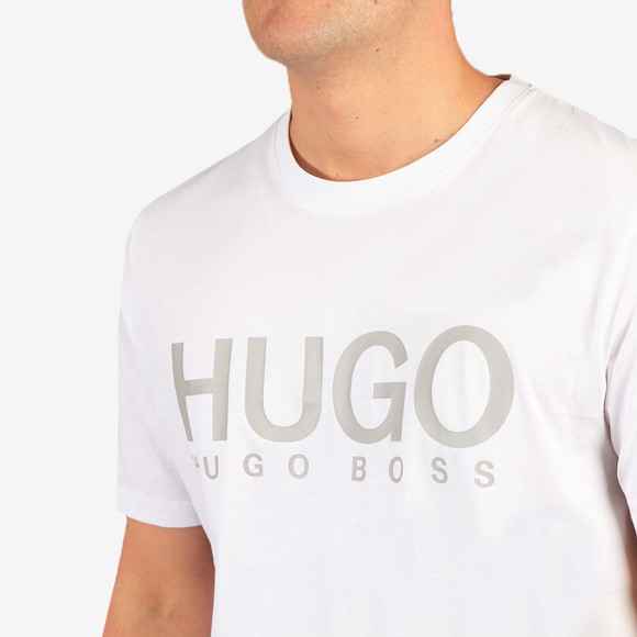 HUGO Mens White Dolive213 T-Shirt main image