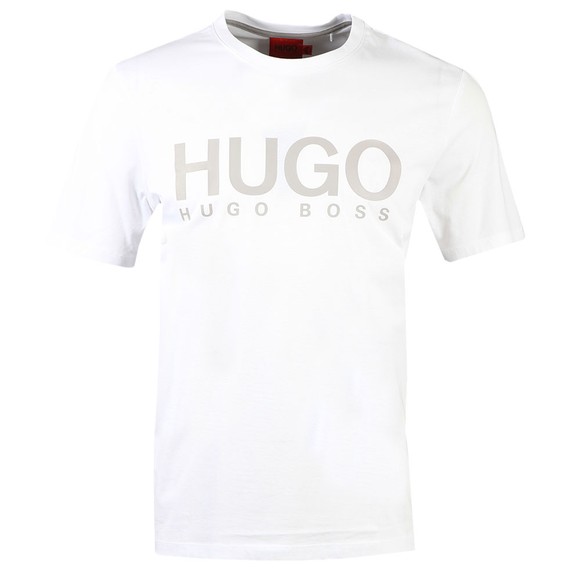 HUGO Mens White Dolive213 T-Shirt main image