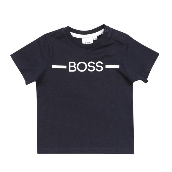 BOSS Baby Boys Blue J05831 Centre Logo T Shirt main image