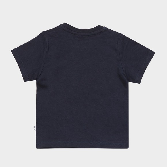 BOSS Baby Boys Blue J05831 Centre Logo T Shirt main image