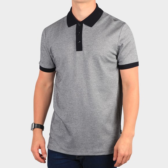 BOSS Mens Blue Formal Parlay 121 Polo Shirt #2