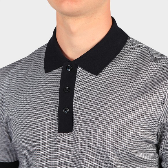 BOSS Mens Blue Formal Parlay 121 Polo Shirt #3