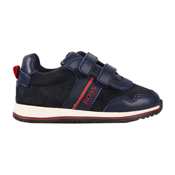 BOSS Boys Blue J09148 Trainer main image