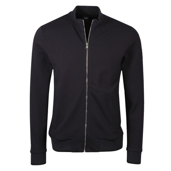 BOSS Mens Blue Formal Sommers Full Zip Sweatshirt #1