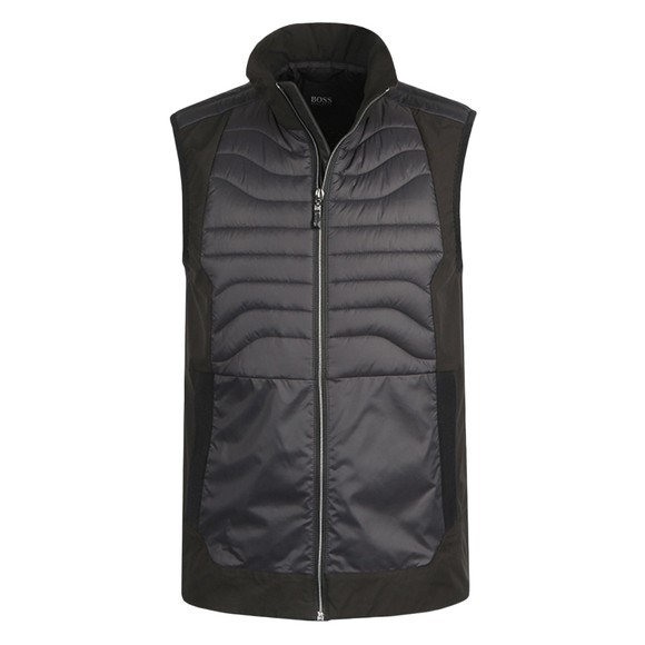 BOSS Mens Black Athleisure Bario Gilet main image