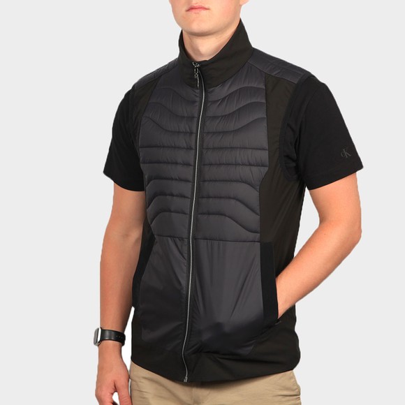 BOSS Mens Black Athleisure Bario Gilet main image