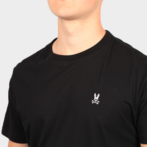 Psycho Bunny Mens Black Classic Crew Neck T-Shirt main image