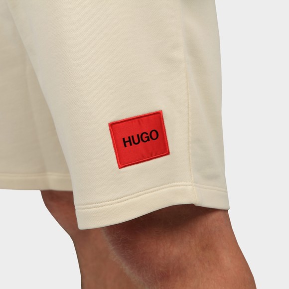 HUGO Mens Off-White Diz212 Jersey Short main image