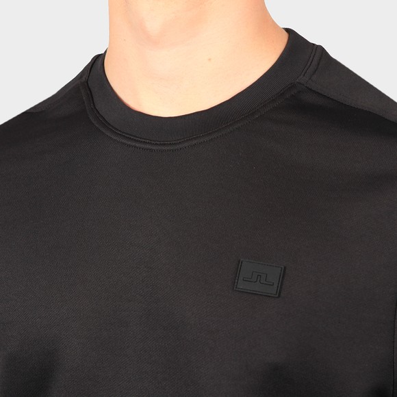 J.Lindeberg Mens Black Verge Logo Sweatshirt #3