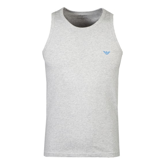Emporio Armani Mens Grey Small Logo Stretch Vest #1