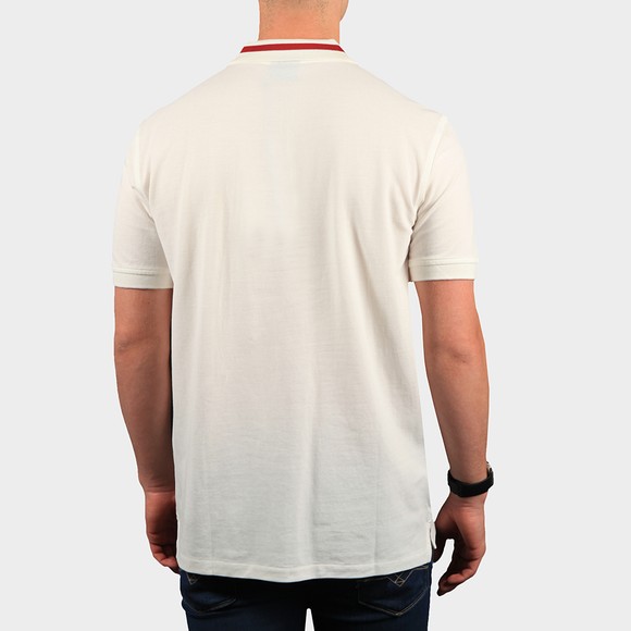 PS Paul Smith Mens White Regular Fit Happy Polo Shirt main image