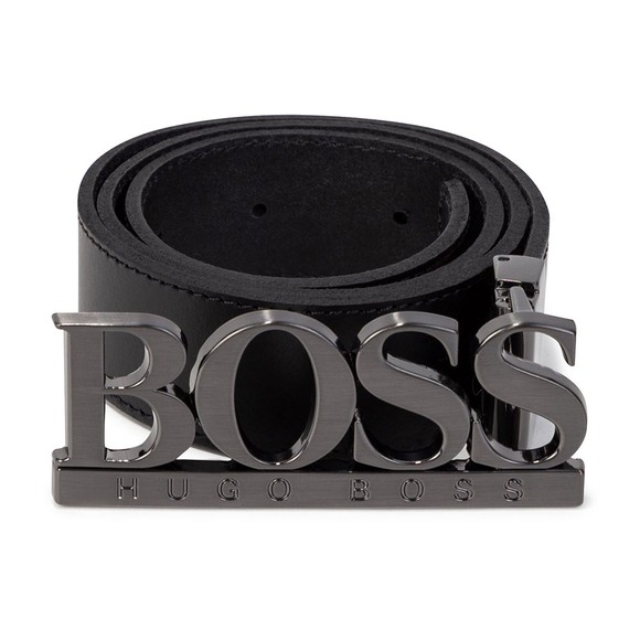 BOSS Boys Black J20306 BOSS Logo Belt main image