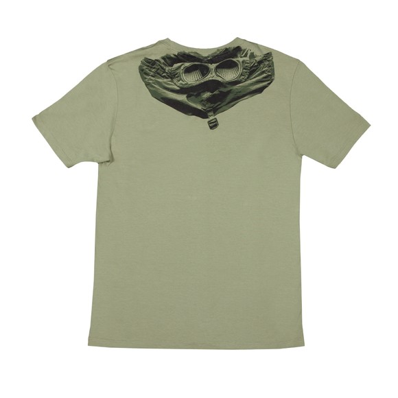 C.P. Company Mens Brown Printed Goggle T-Shirt main image