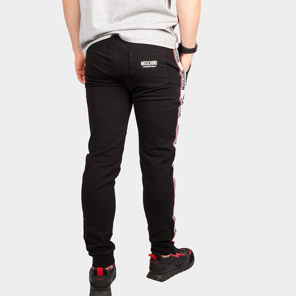 Moschino Mens Black Tape Leg Jogger main image