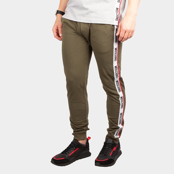 Moschino Mens Green Tape Leg Jogger main image