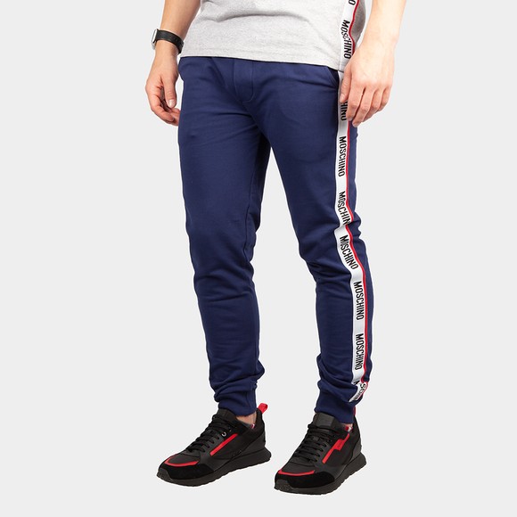 Moschino Mens Blue Tape Leg Jogger main image