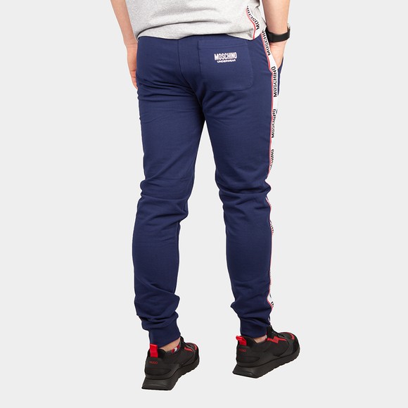 Moschino Mens Blue Tape Leg Jogger main image