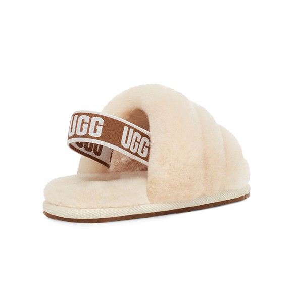 Ugg Girls Beige Kids Fluff Yeah Slide main image