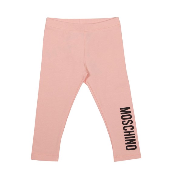 Moschino Girls Pink Logo Legging main image