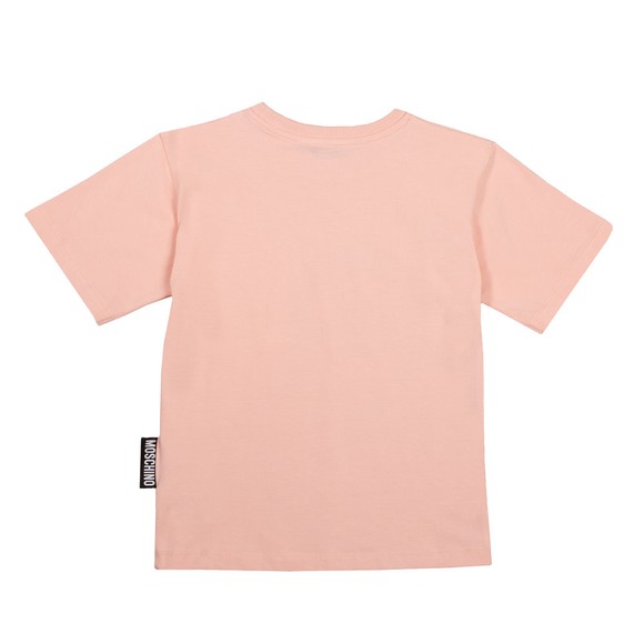 Moschino Girls Red Maxi Bear T Shirt #2