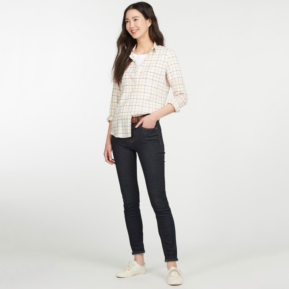 Barbour Lifestyle Womens Off-White Triplebar Shirt main image