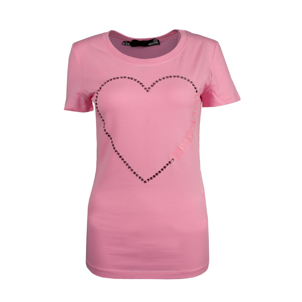 Big Diamond Stud Heart T-Shirt